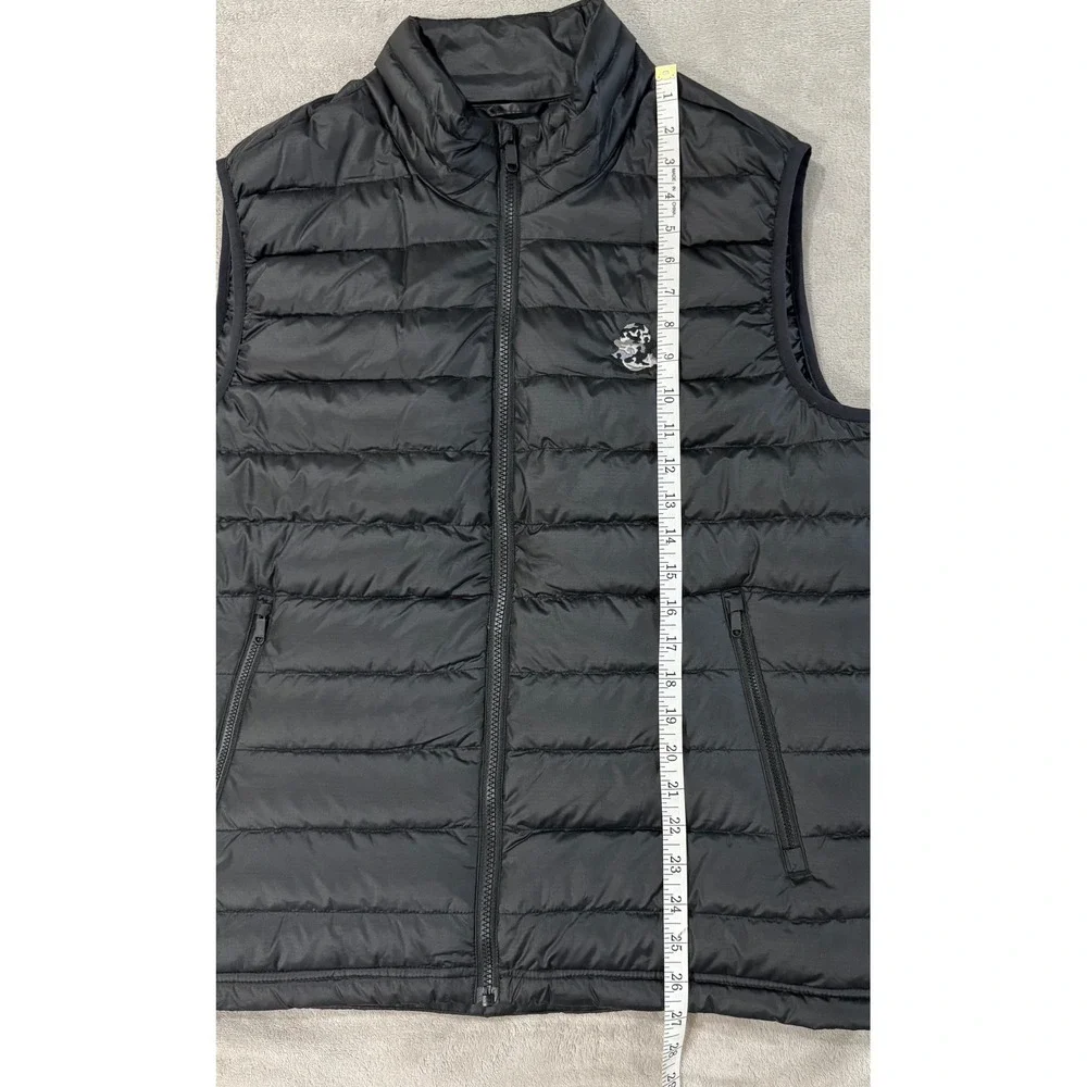 Quince Black Goose Down Puffer Vest Unisex Large Lightweight Quilted Gorpcore